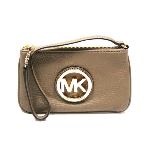 michael kors genuine leather wristlet|Michael Kors wristlet cheap.